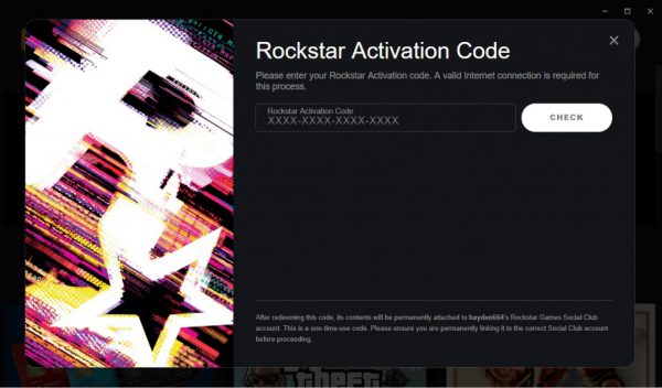 rockstar activation code steam