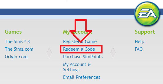 thesims3_redeem_guide1